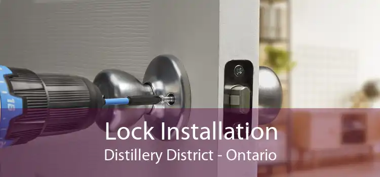 Lock Installation Distillery District - Ontario